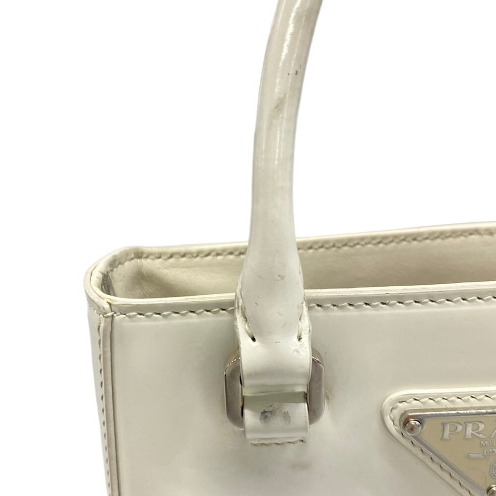 Prada Small Brushed Tote Bag Tote Bag 1BA331 Leather - Picture 15 of 15